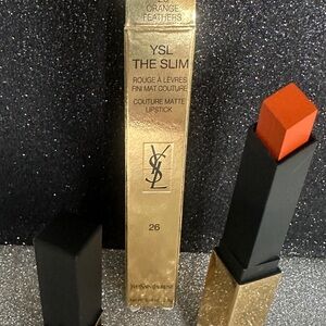 Yves Saint Laurent The Slim Couture Matte Lipstick — Shade 26 Orange Feathers